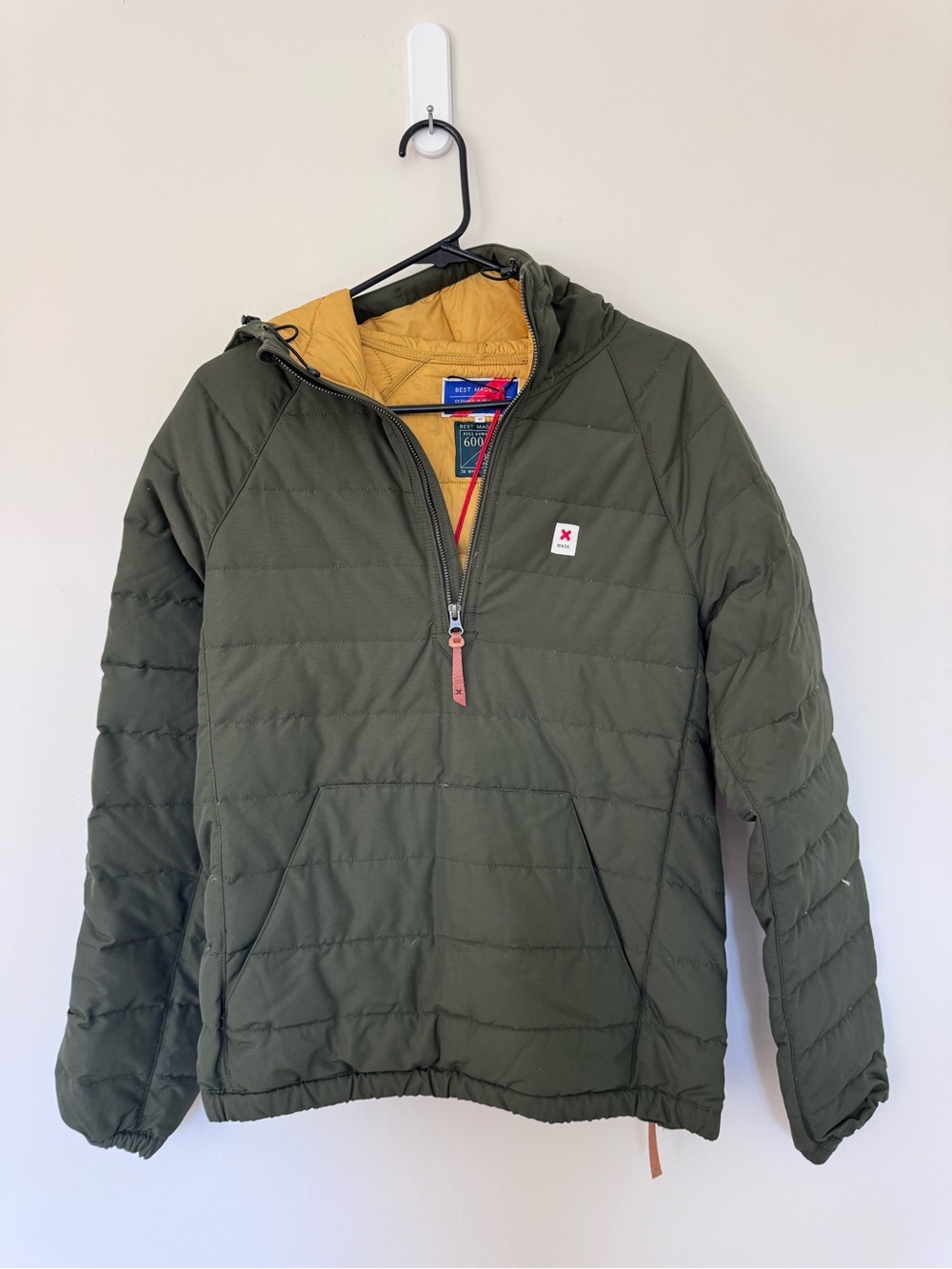 Best Made Co. Down Pullover Jacket Green size XS NWT NEW